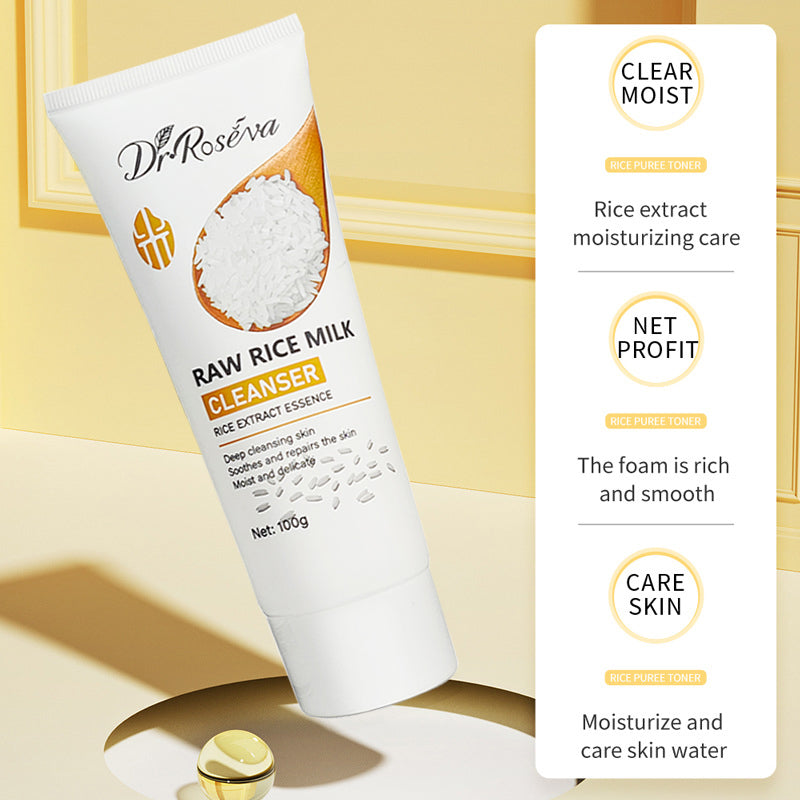 Dr Roseva Rice Milk Facial Cleanser