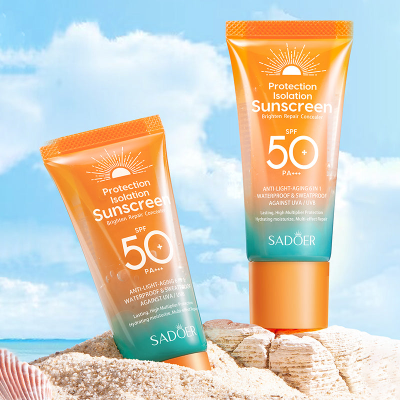 SADOER Dual-Tube Sunscreen – Repair + UV Protection 50g