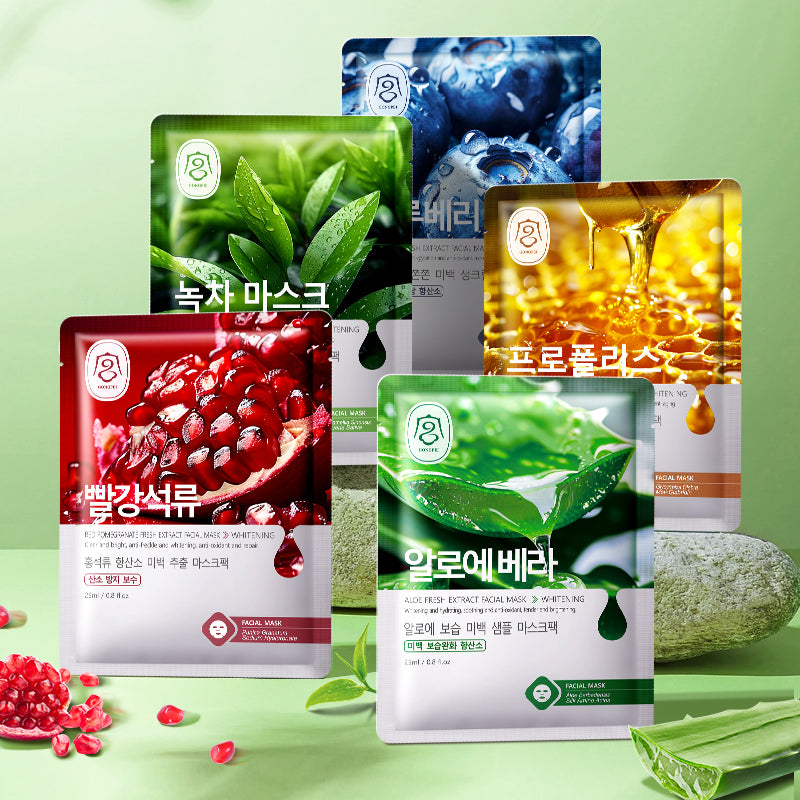 Gong Pei Moisturizing And Brightening Fresh Extract Sheet Mask 25ml